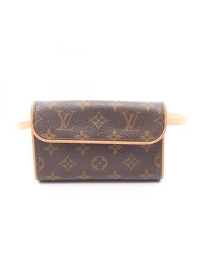 Louis Vuitton Waist Bag Pochette Florentine Canvas Leather
